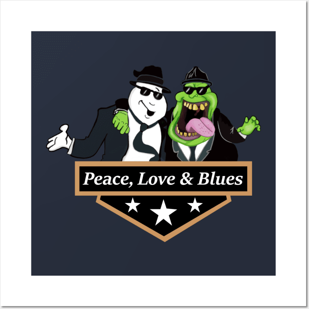 Peace, Love & Blues Wall Art by MotownBluesBusters
